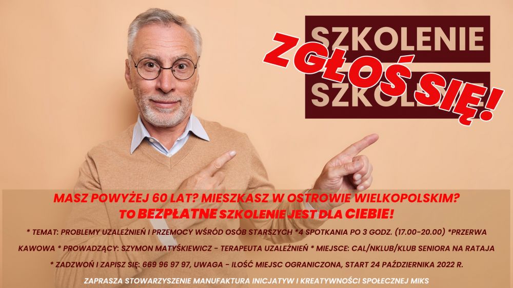 Zaproszenie na szkolenie